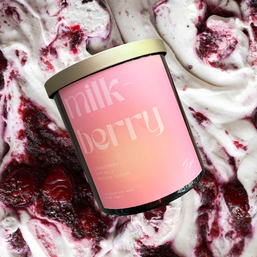 MILKBERRY - Double Wick Candle