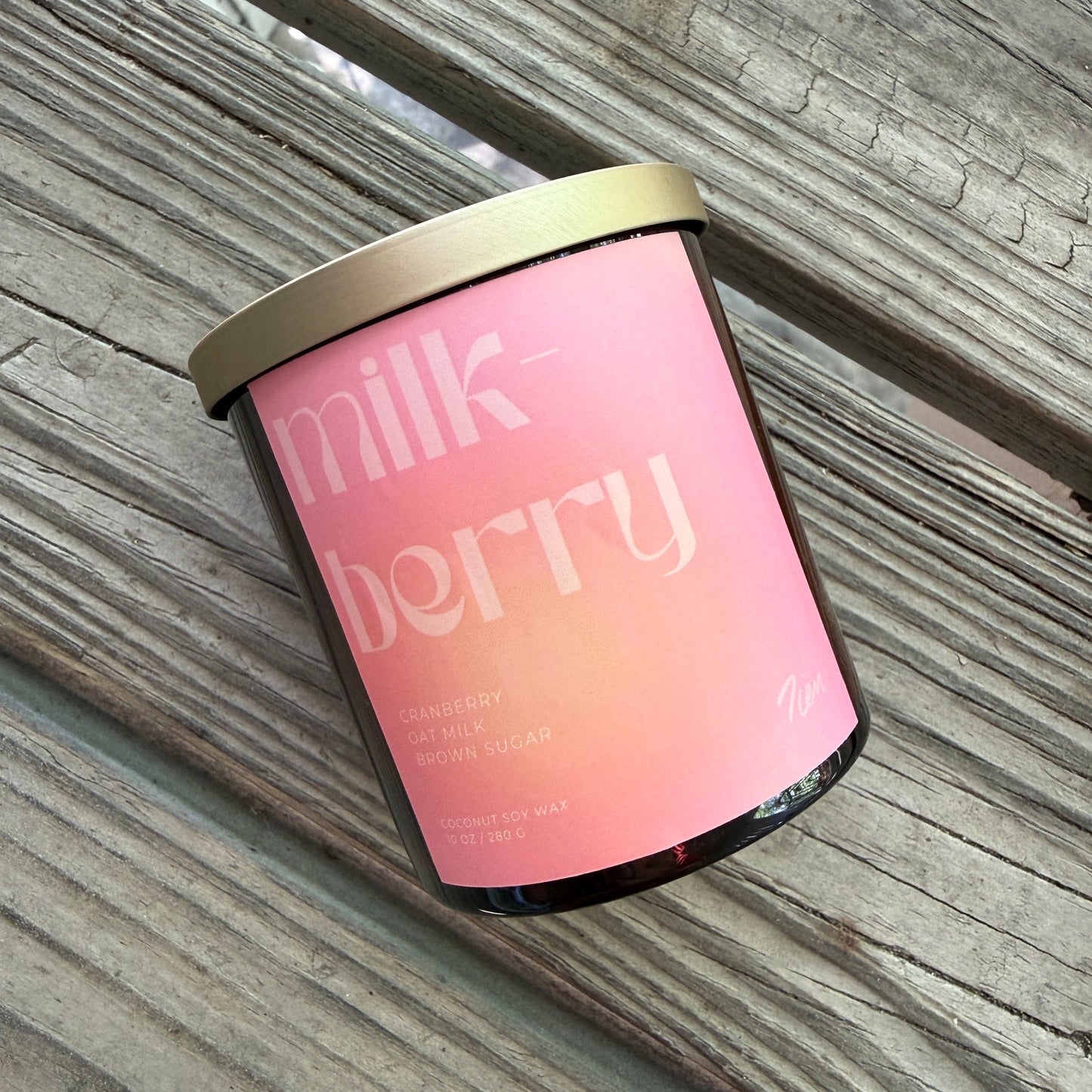 MILKBERRY - Double Wick Candle