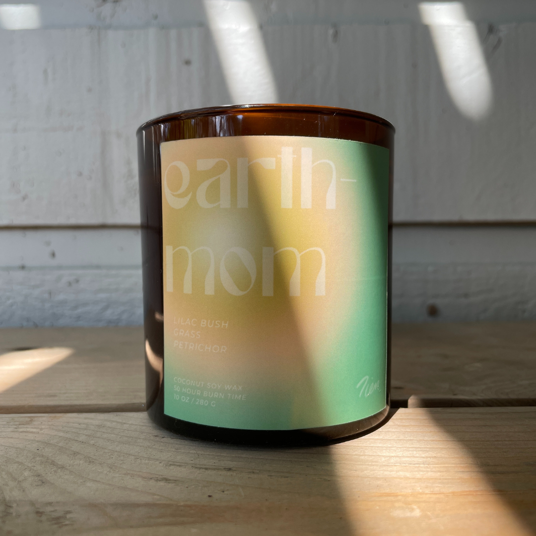 EARTHMOM - Double Wick Candle